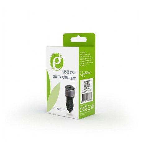 EnerGenie | EG-U2QC3-CAR-01 | 2-port USB car quick charger | 5 V | Car charger - 4